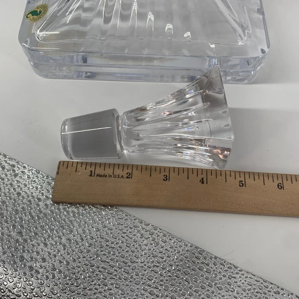 Waterford Crystal Clarion Ships Decanter Square Lead Crystal Made in Slovenia